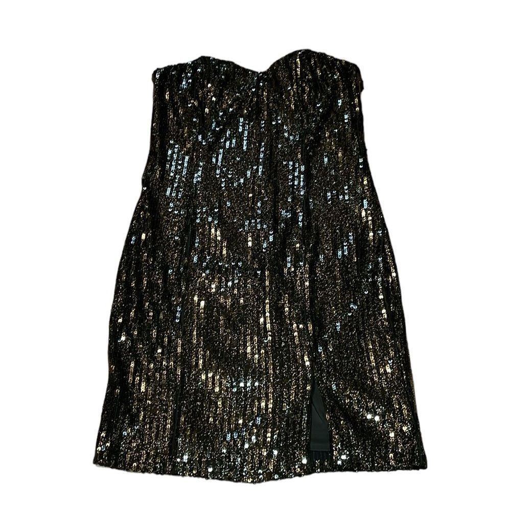 Charlotte Russe Y2K Black Sequin Dress, Large